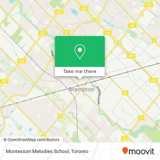 Montessori Melodies School map