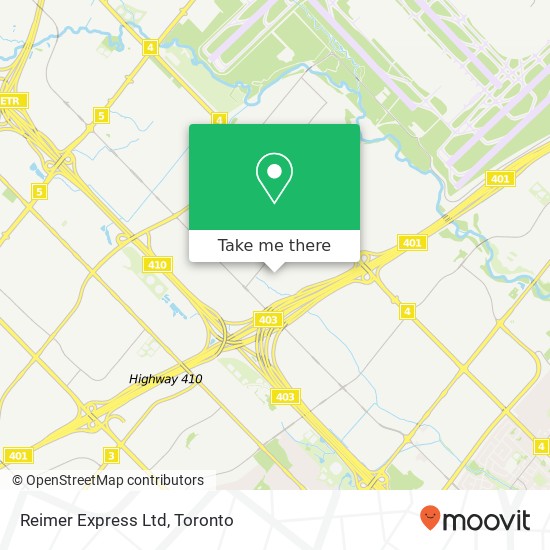 Reimer Express Ltd map