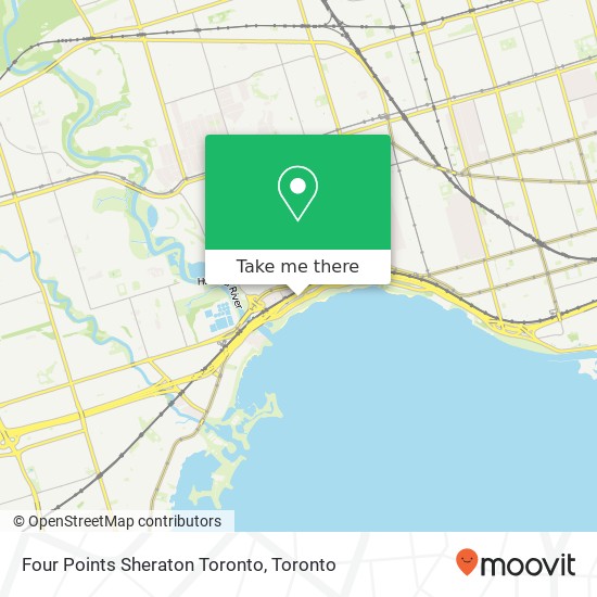 Four Points Sheraton Toronto map