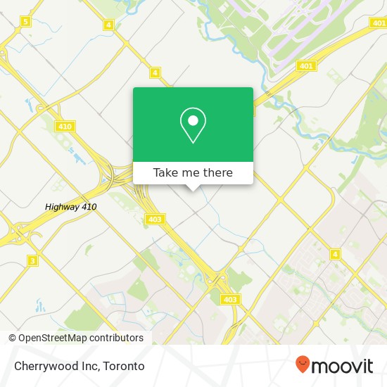 Cherrywood Inc map