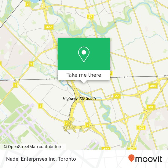 Nadel Enterprises Inc map