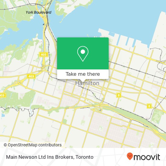 Main Newson Ltd Ins Brokers map