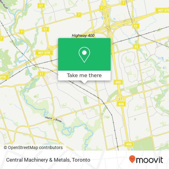 Central Machinery & Metals map