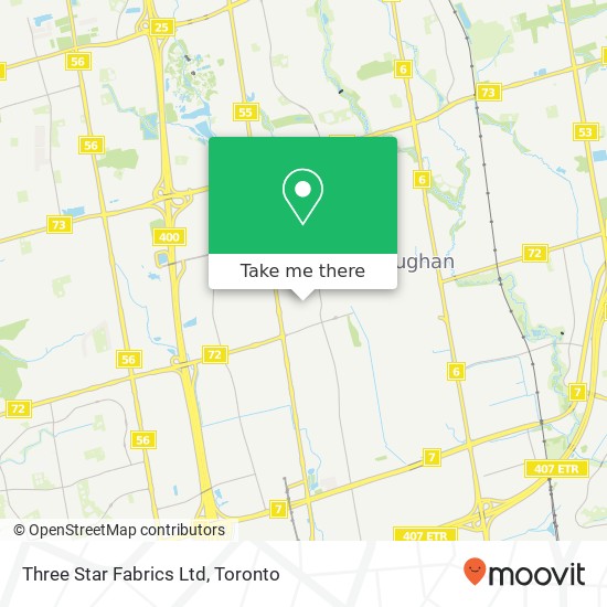 Three Star Fabrics Ltd map