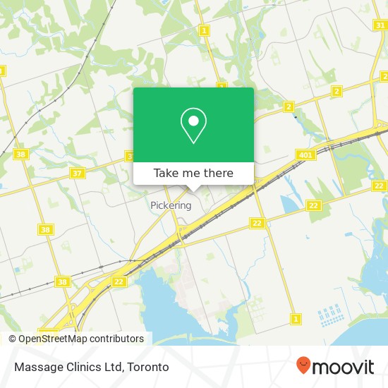 Massage Clinics Ltd map