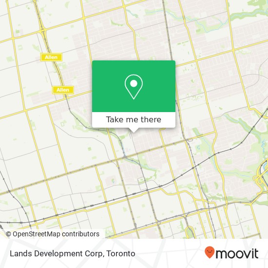 Lands Development Corp map