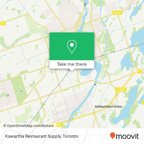 Kawartha Restaurant Supply map
