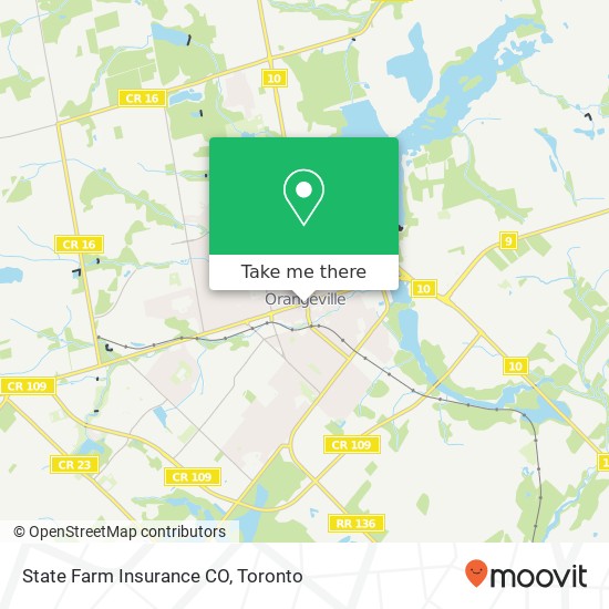 State Farm Insurance CO map