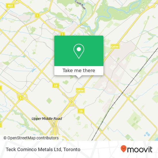 Teck Cominco Metals Ltd map