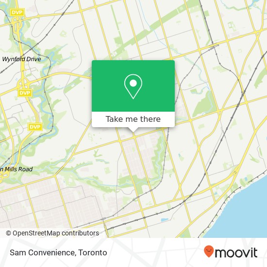 Sam Convenience map