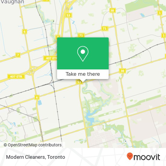 Modern Cleaners map