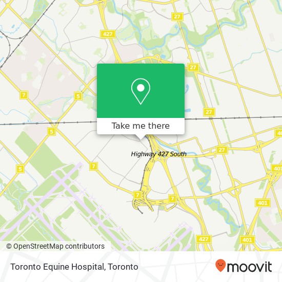 Toronto Equine Hospital map