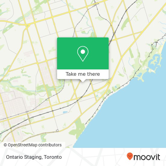 Ontario Staging map