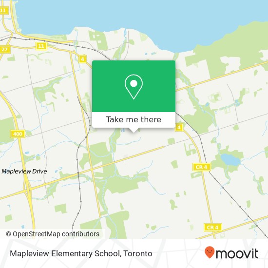 Mapleview Elementary School map