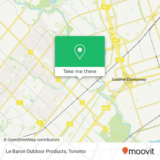 Le Baron Outdoor Products map