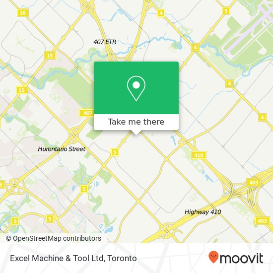Excel Machine & Tool Ltd map