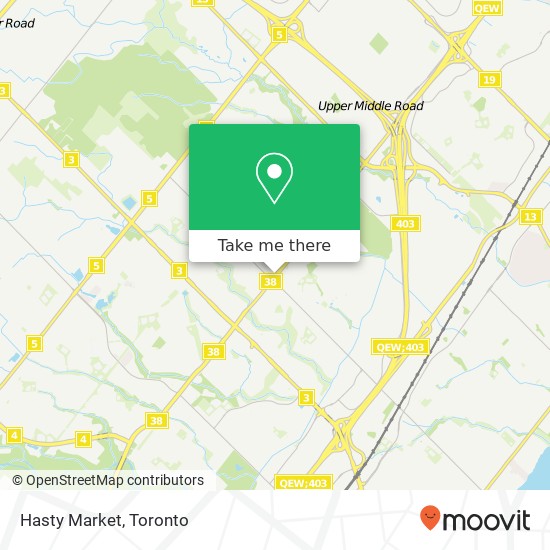 Hasty Market map