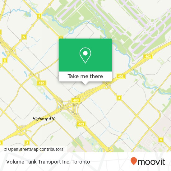 Volume Tank Transport Inc map