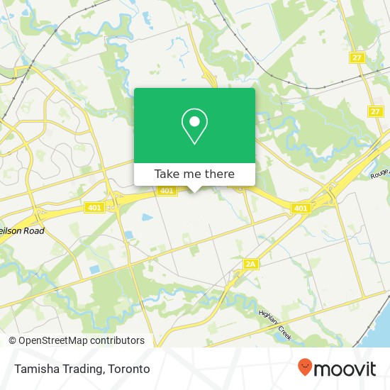 Tamisha Trading map