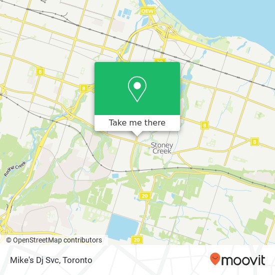 Mike's Dj Svc map