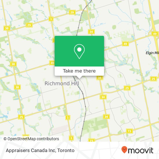 Appraisers Canada Inc map