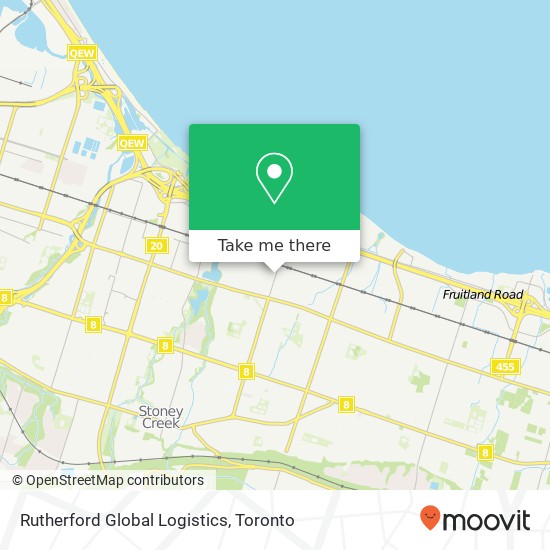 Rutherford Global Logistics map