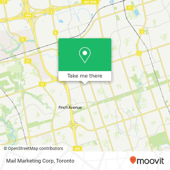 Mail Marketing Corp map