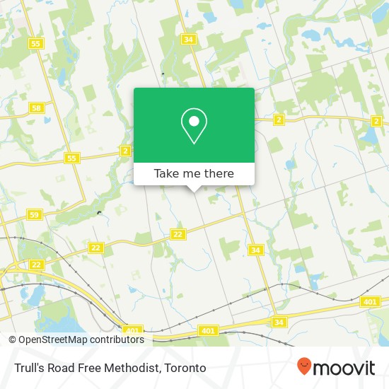 Trull's Road Free Methodist map