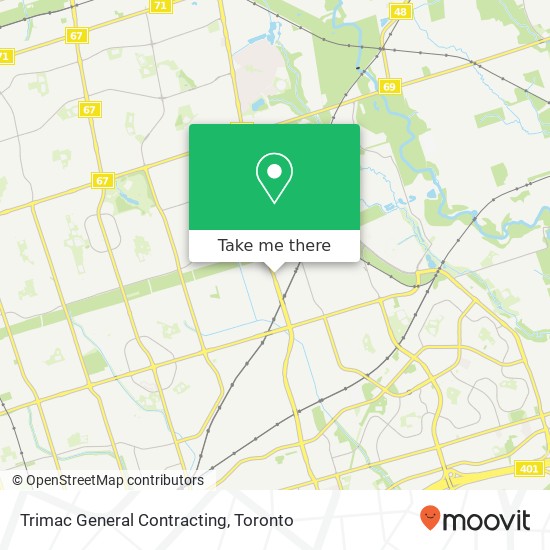 Trimac General Contracting map