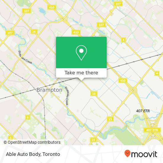 Able Auto Body map