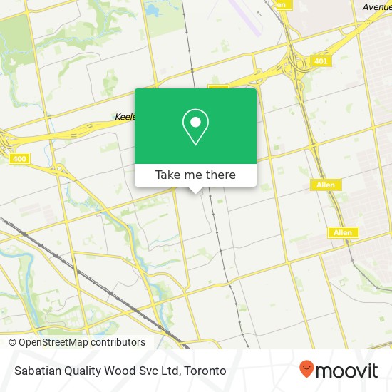 Sabatian Quality Wood Svc Ltd map