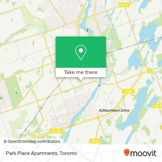 Park Place Apartments map