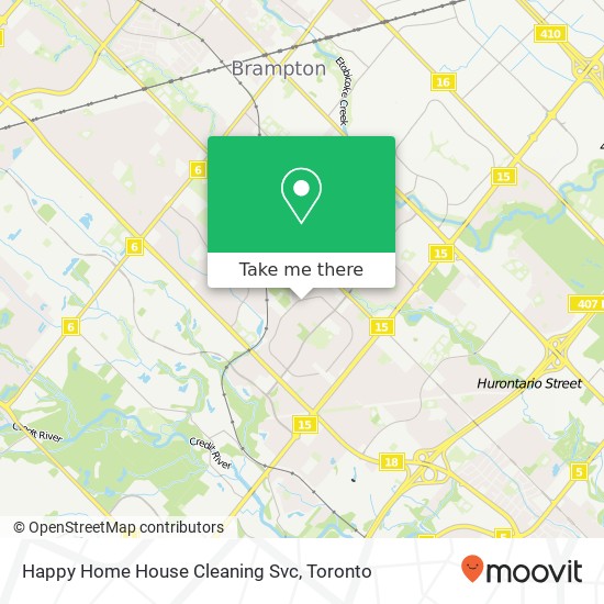Happy Home House Cleaning Svc map