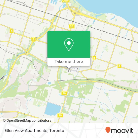 Glen View Apartments map