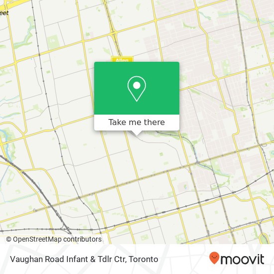 Vaughan Road Infant & Tdlr Ctr plan