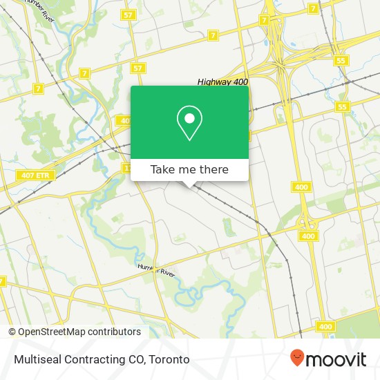 Multiseal Contracting CO map