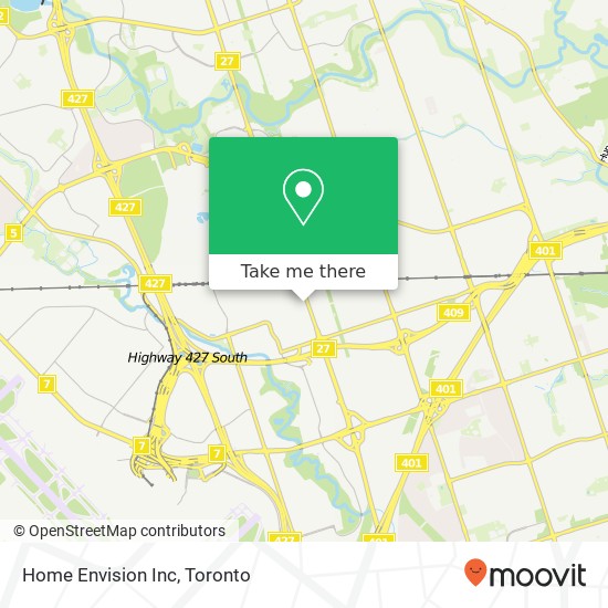 Home Envision Inc map