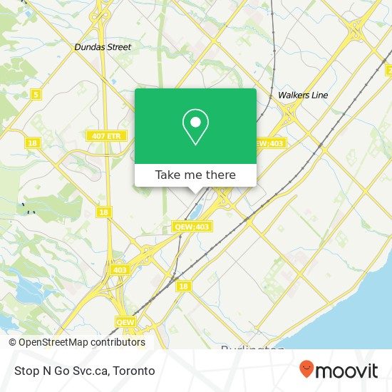 Stop N Go Svc.ca map