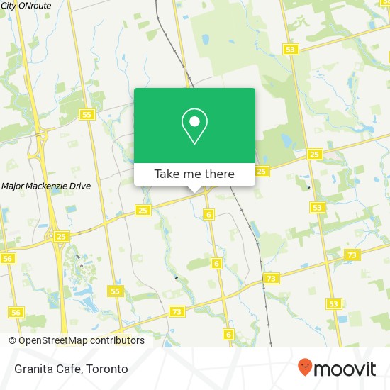 Granita Cafe map