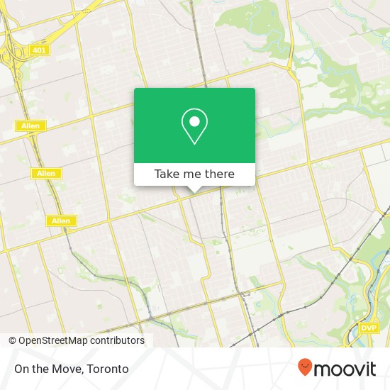 On the Move map