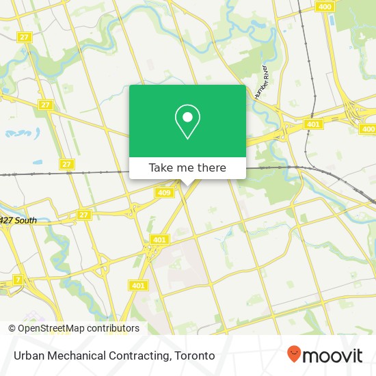Urban Mechanical Contracting map