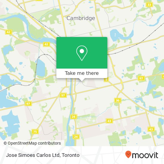 Jose Simoes Carlos Ltd map