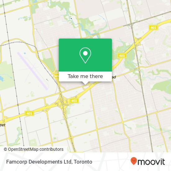 Famcorp Developments Ltd map