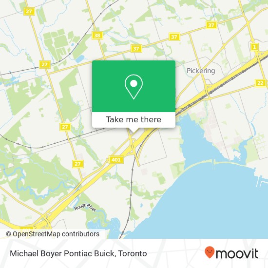 Michael Boyer Pontiac Buick map