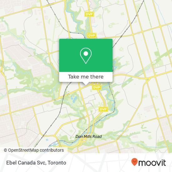 Ebel Canada Svc map