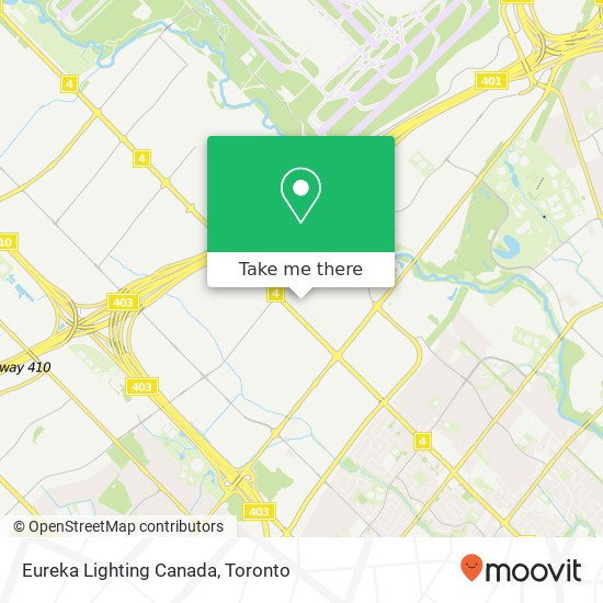 Eureka Lighting Canada map