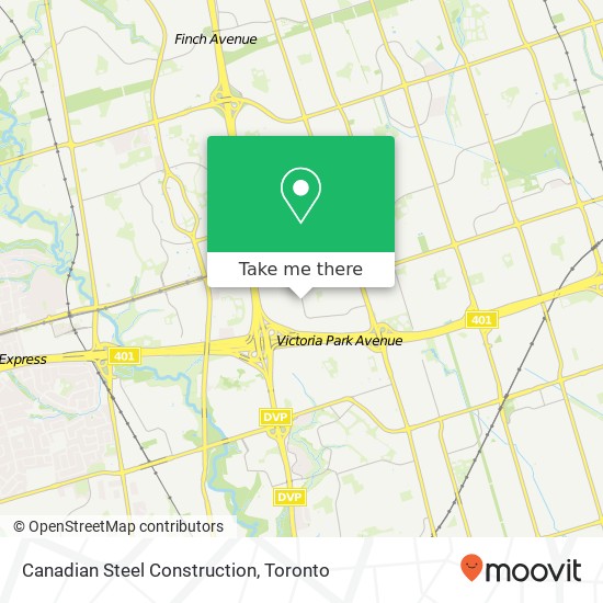 Canadian Steel Construction map