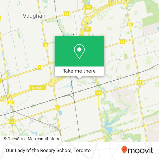 Our Lady of the Rosary School map