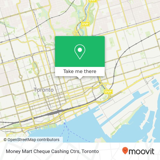 Money Mart Cheque Cashing Ctrs map