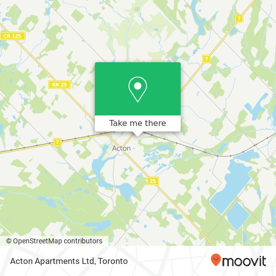 Acton Apartments Ltd map